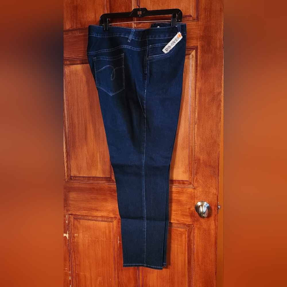 Dark blue jeans